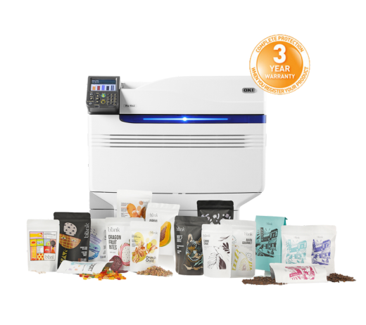 OKI Pro 9542 packaging and pouch printer