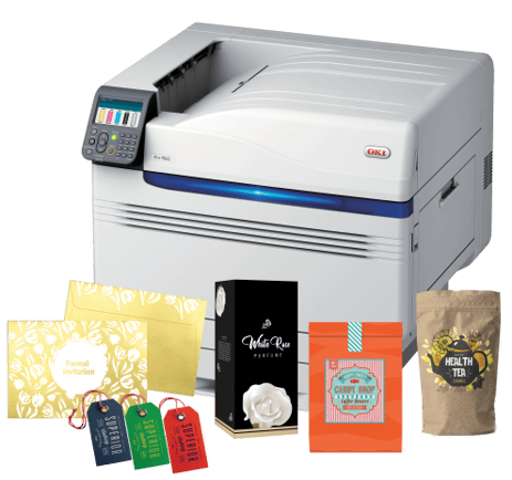 OKI Pro9500 series 5 colour light production printer OKI Pro9500 series 5 colour light production printer